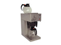 Saro ECO Kaffeemaschine mit 2 Glaskannen, Edelstahl, inkl. Warmhalteplatte und Trockenlaufschutz, 2,06 kW