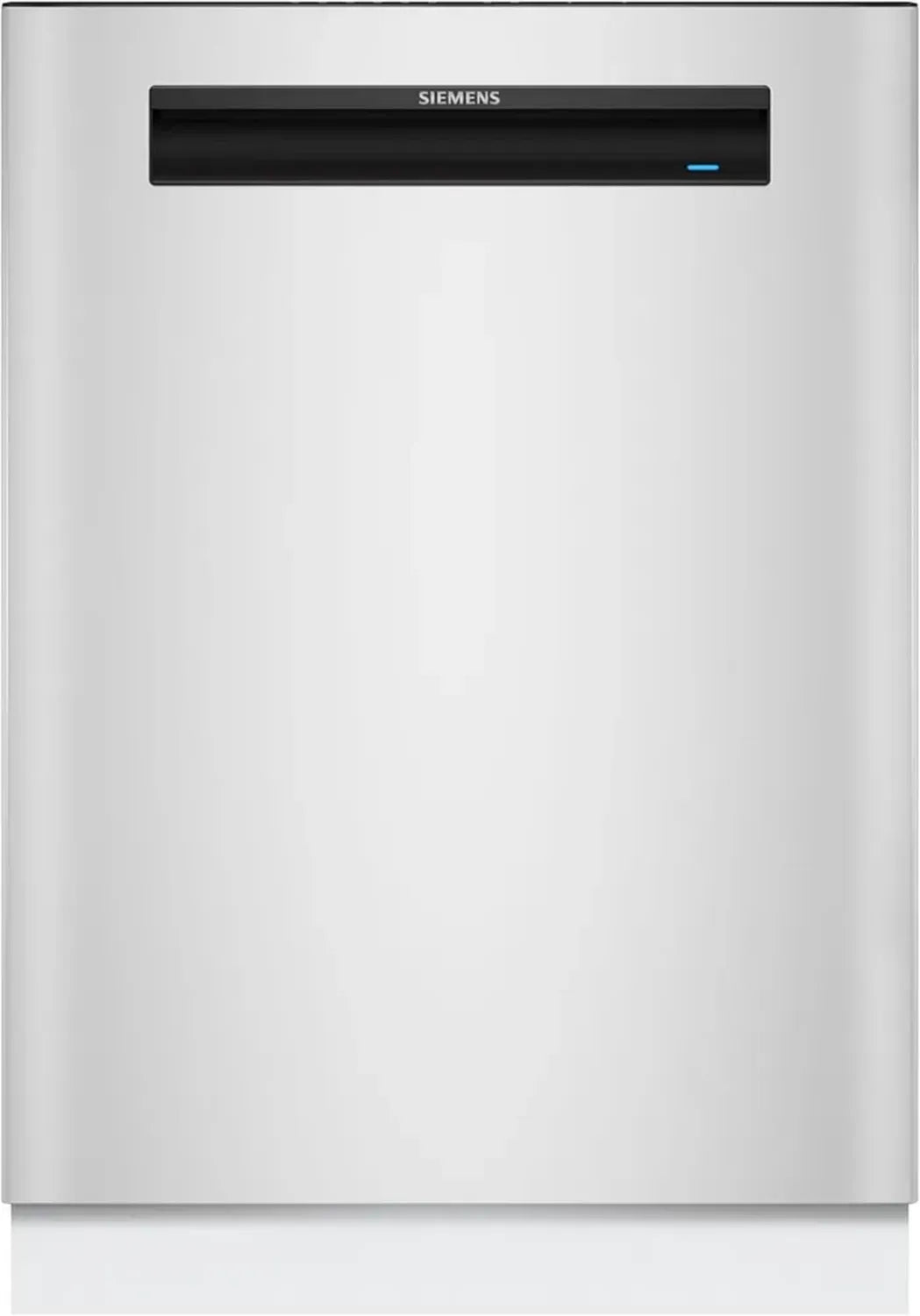 Siemens iQ500 Unterbau-Geschirrspüler 60 cm, leise mit Besteckschublade, varioSpeed Plus, Home Connect, automatische Türöffnung, aquaStop, Weiß