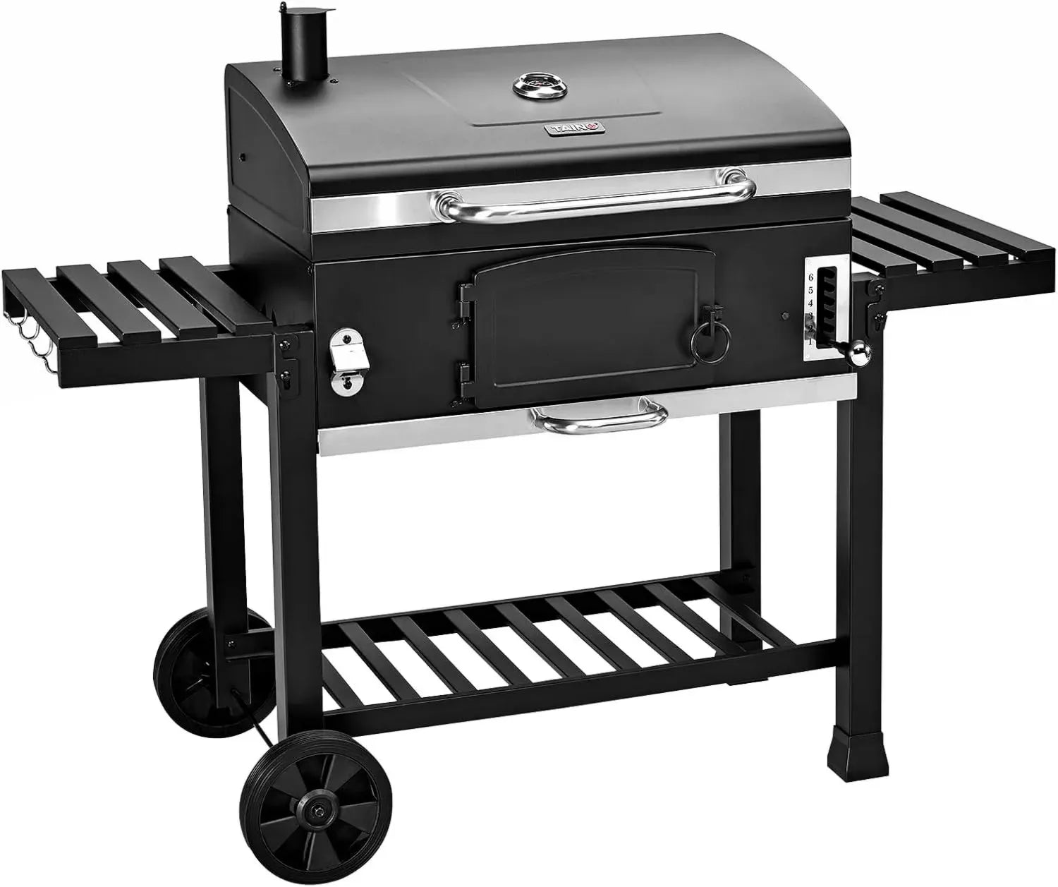 TAINO HERO XXL Holzkohle-Smoker Grillwagen für BBQ
