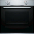 BOSCH HBA510BR0 Multifunktionsofen, 71L, 3400W, Edelstahl, Schwarz