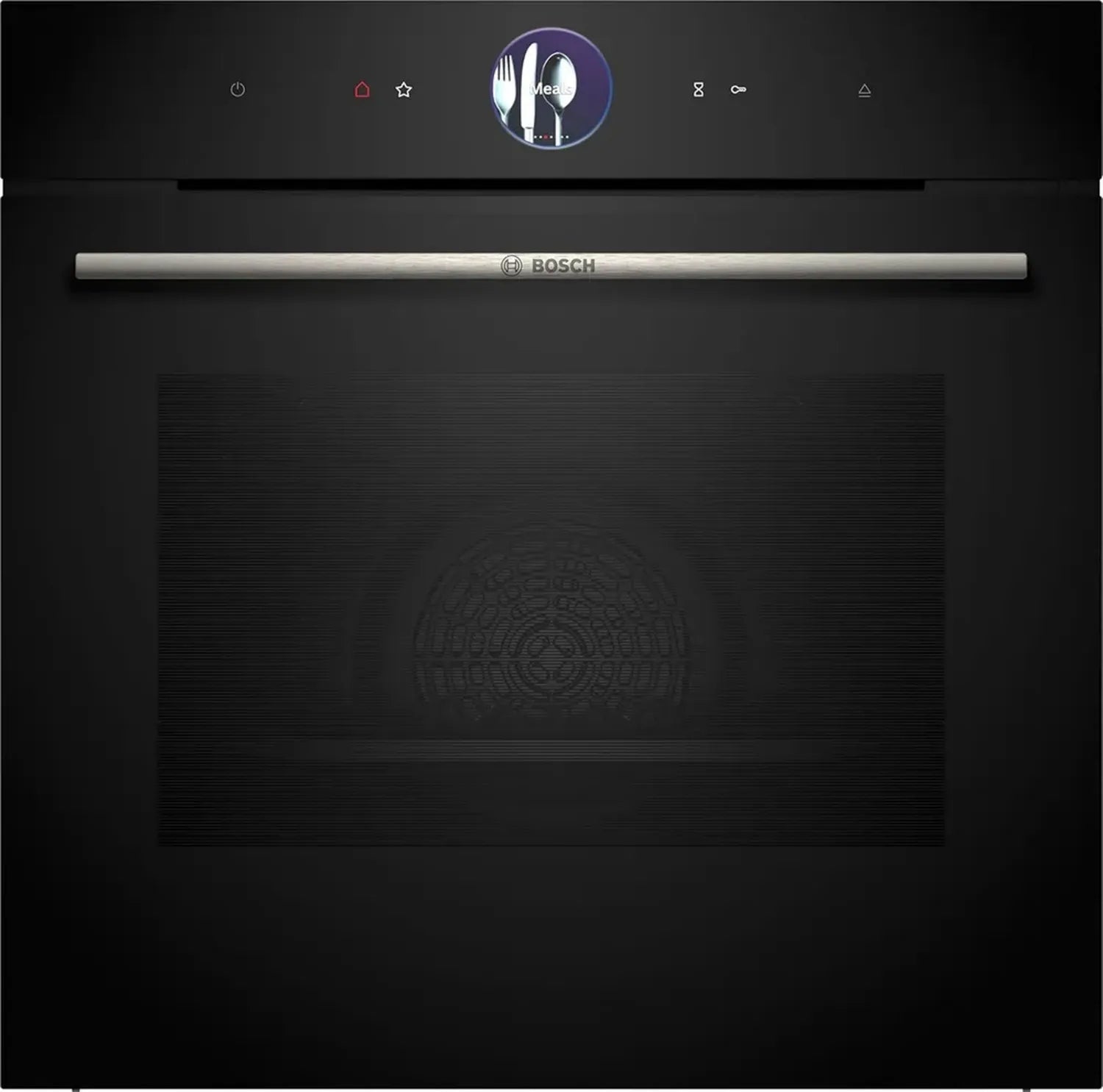 Bosch iQ700 Einbaubackofen mit Dampf, 60x60cm, Pyrolyse, Schwarz, Made in Germany