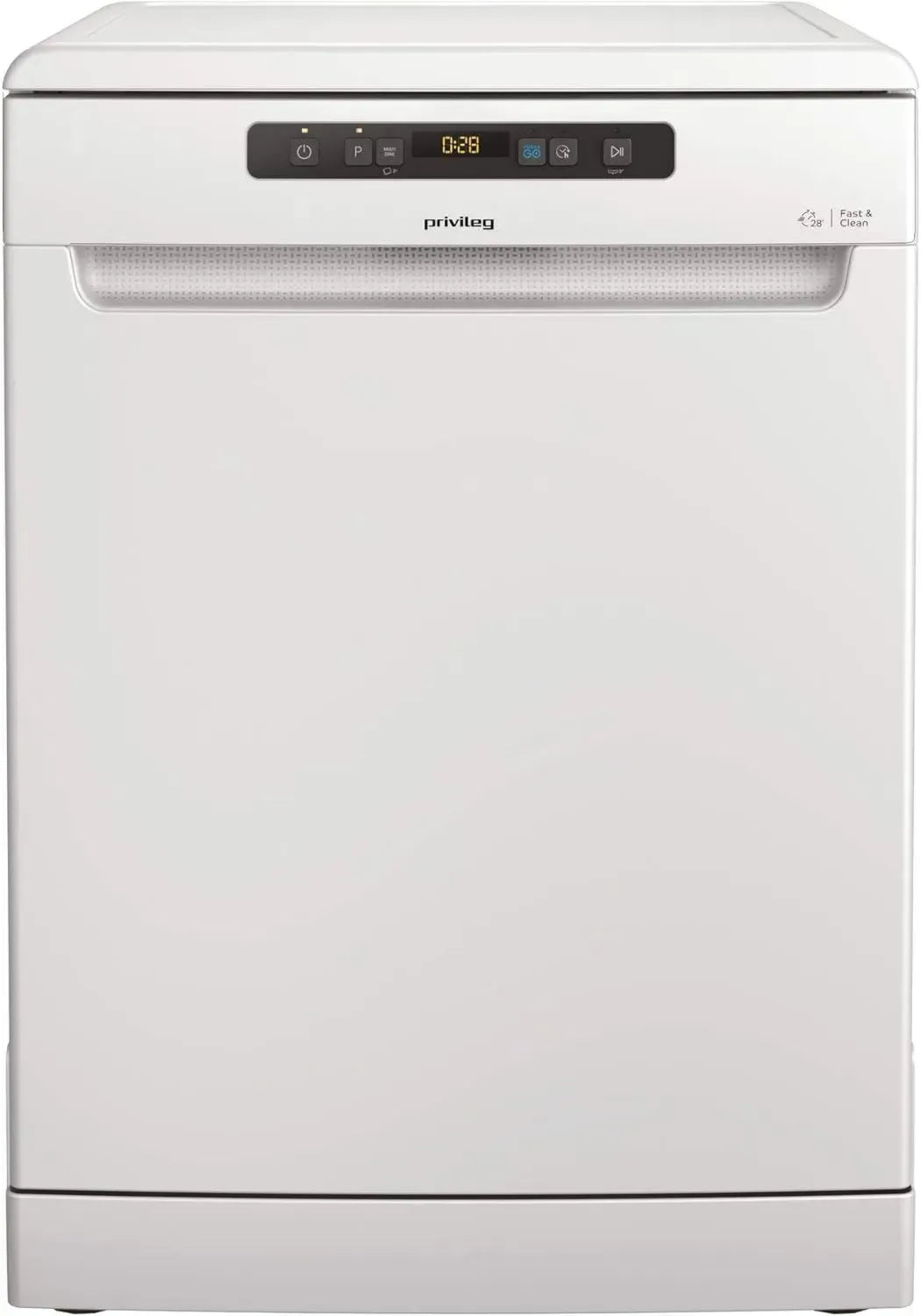 Privileg 60 cm Geschirrspüler, 14 Maßgedecke, Schnellprogramm, Auto Door, Push&Go, Intensiv, Multizone, Startzeitvorwahl, Wasserschutz, Energieklasse D