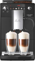 Melitta Latticia OT Kaffeevollautomat mit integriertem Milchsystem, programmierbare Kaffeemaschine, schwarz