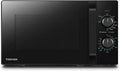 Toshiba Mikrowelle 800 W mit Grillfunktion, 5 Stufen, Schwarz