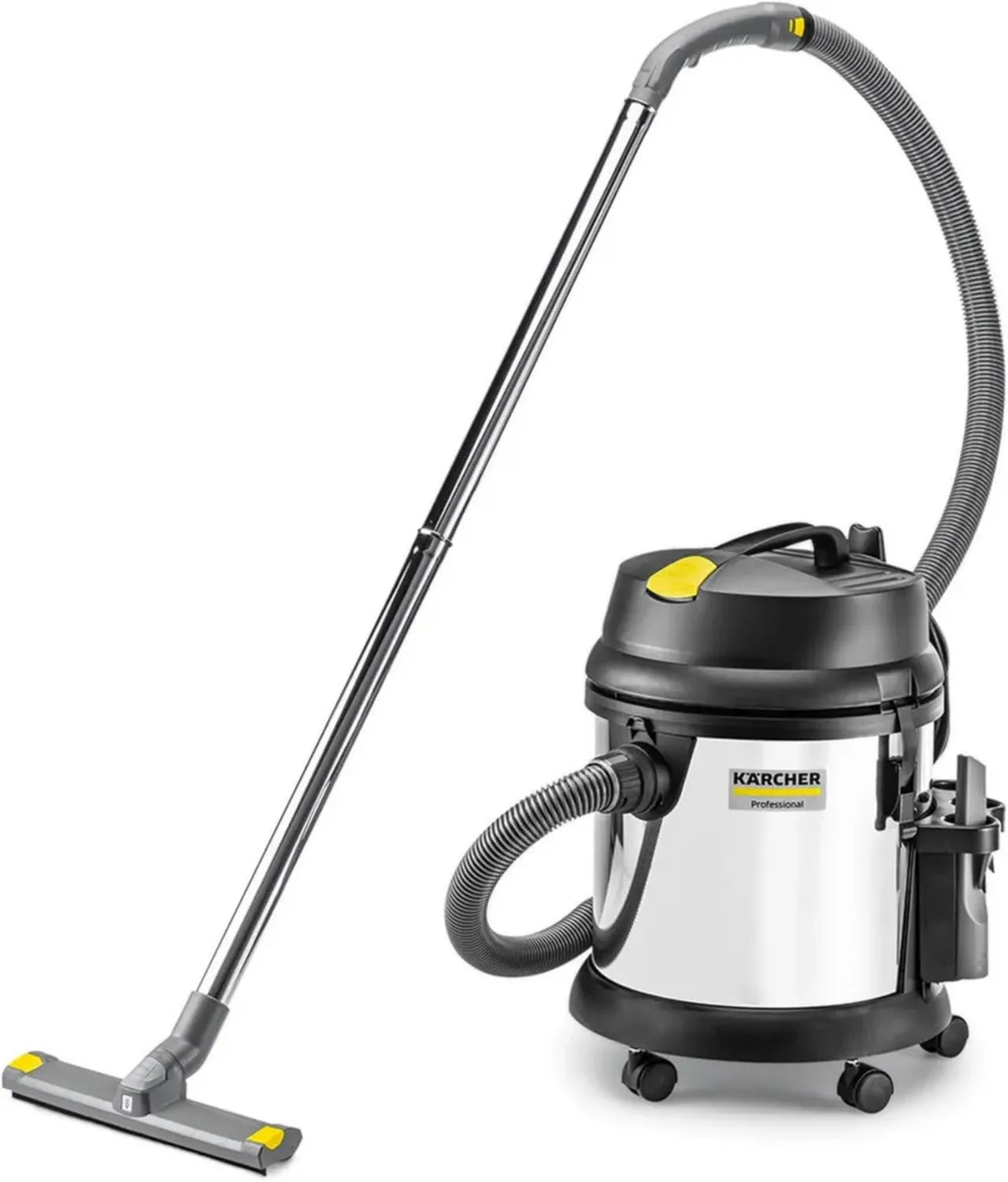 Kärcher Industriestaubsauger NT 27/1 Me Advanced, 1380W, 27L Edelstahlbehälter, 2.5m Schlauch, inkl. Filter und Düsen