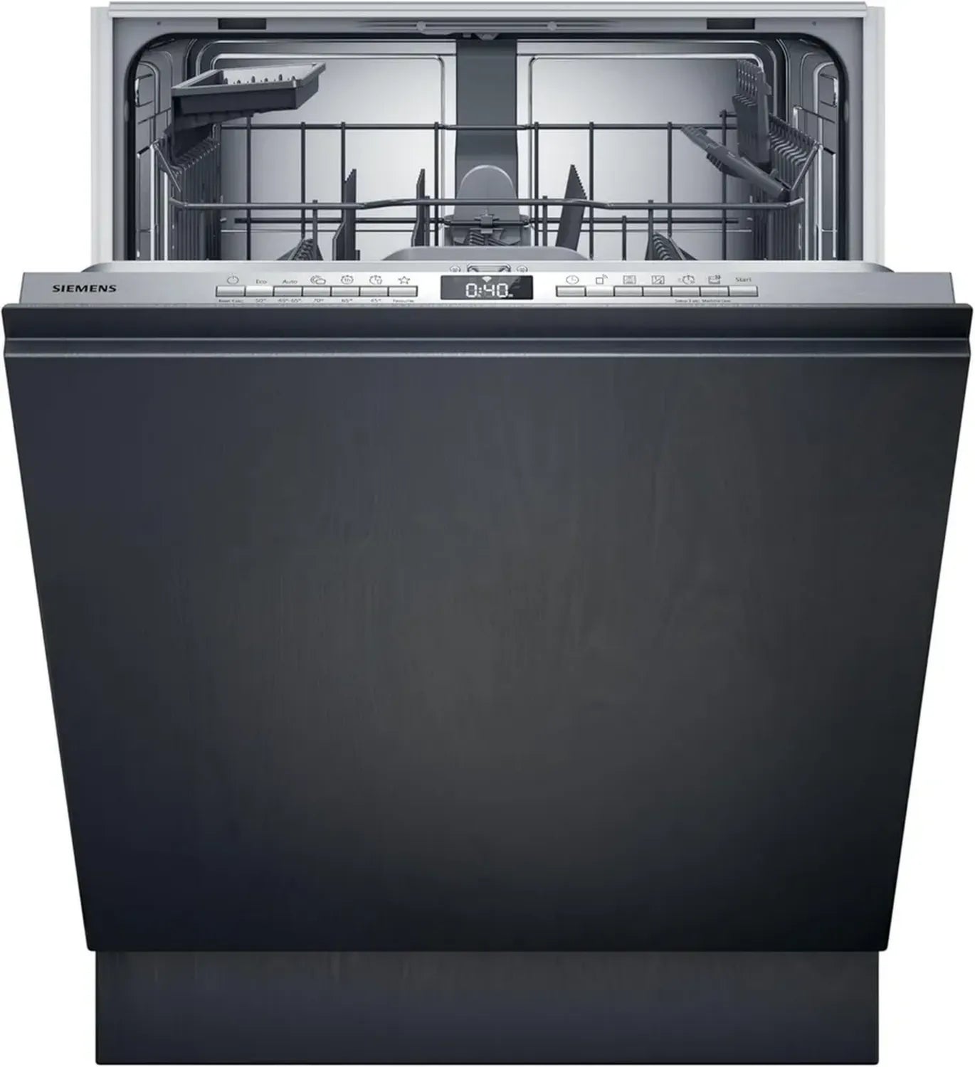 Siemens SN63HX03TE iQ300 Vollintegrierter Geschirrspüler 60 cm, Höhenverstellbarer Oberkorb, Besteckkorb, smartStart, Hygieneleistung, aquaStop