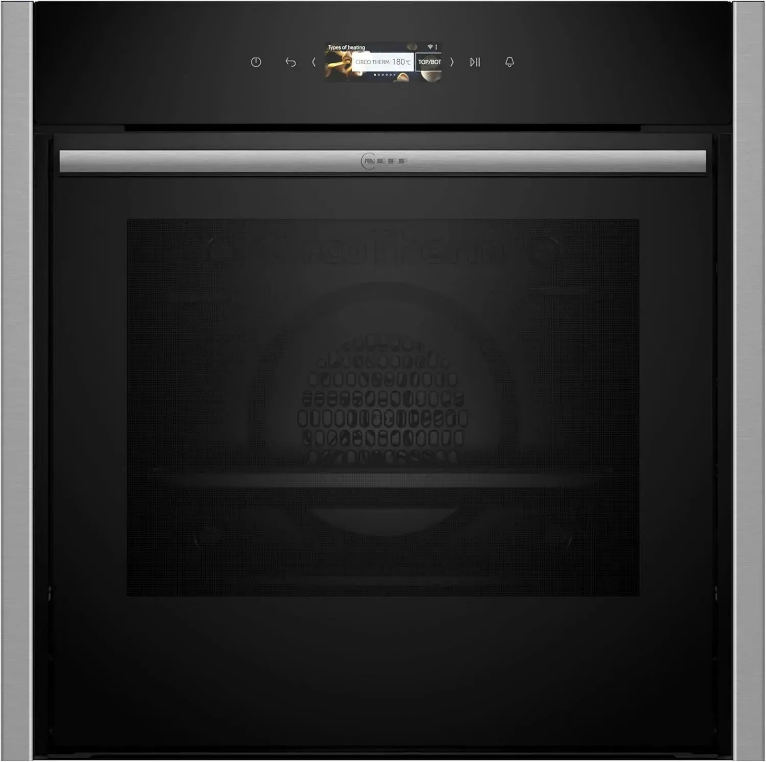 NEFF Einbau-Backofen 60x60 cm, Pyrolyse, Slide&Hide, TFT-Display, Air Fry, Automatikprogramme