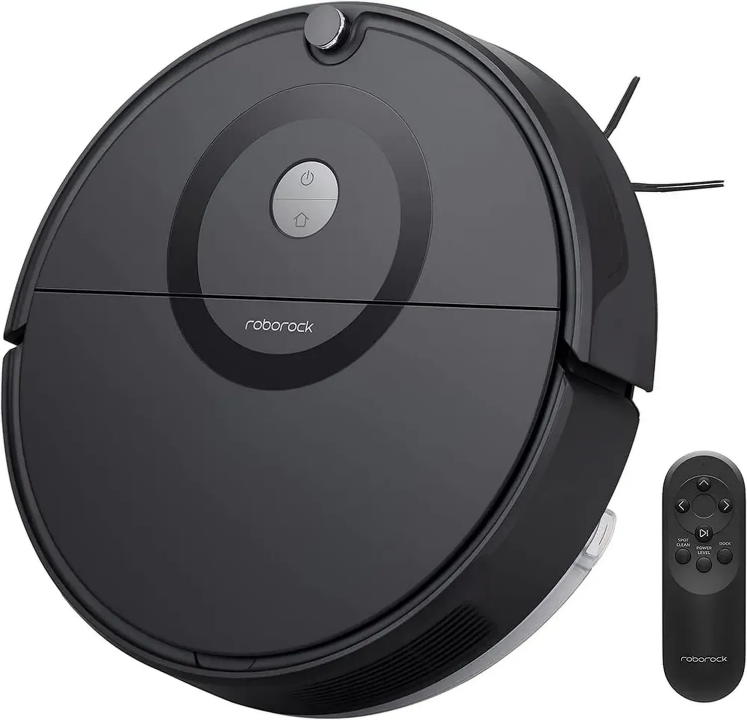 Roborock E5 Staubsauger-Roboter mit App-Steuerung, 2500Pa Saugkraft, 200 min Laufzeit, Schwarz