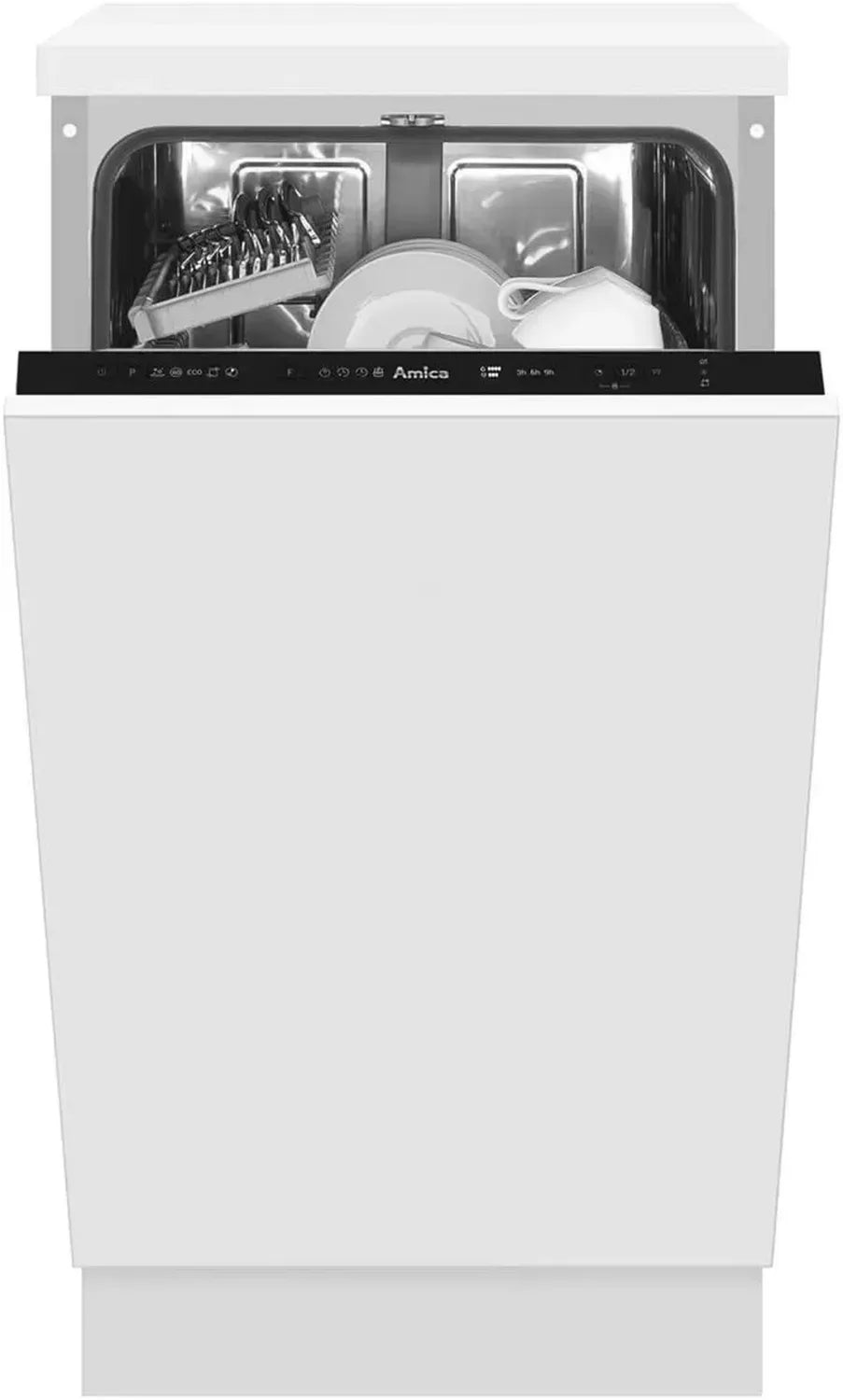 Amica EGSPV 587 921 Vollintegrierter Einbau-Geschirrspüler, leise und energieeffizient